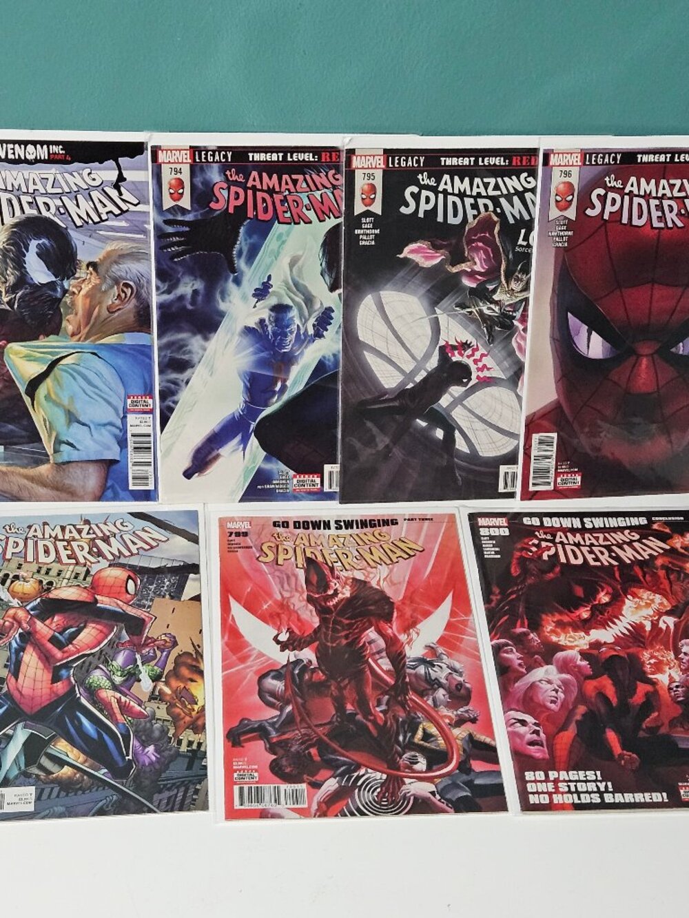 Amazing Spider-Man Lot of 7 Marvel Comics #793-797 #799-800 2017-2018